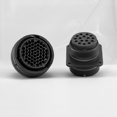 MIL-DTL-26482 Series 2 plug and receptacle (representative photo)